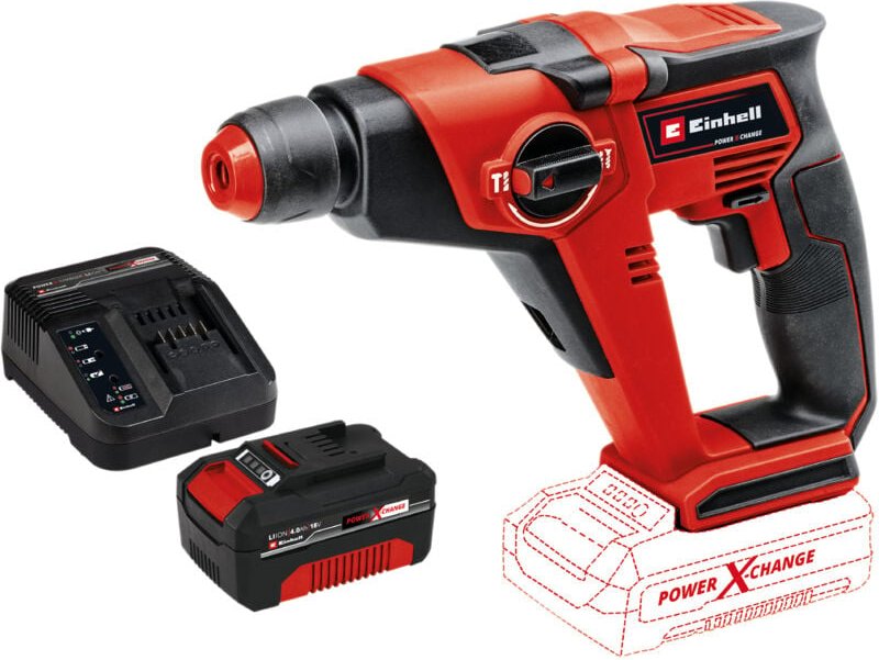 Akku-Bohrhammer te-hd 18/12 Li Kit (1x 4,0 Ah) - Einhell