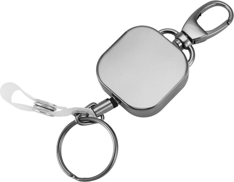 Schwer Last Metall Versenkbaren Karabiner SchlüSsel AnhäNger GüRtel Abzeichen Rollen Clip 28.3 VerstäRkte Stahl Draht Sc...