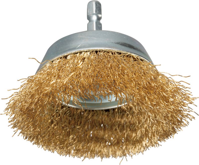 Topfbürste 63 mm Messing 1/4" - D-73623 - Makita