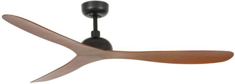 Gotland Deckenventilator schwarz/holz