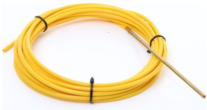 ELMAG PTFE-Seele 5 m gelb für Alu-, Edelstahl u. CuSi DrahtØ 1,2-1,6 mm 1 Stk. Pkg. - SB