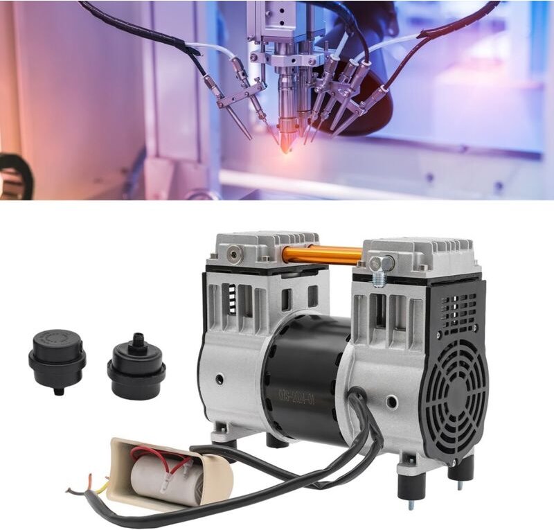 Senderpick - 980W Flüsterkompressor Ölfreier Motor Luftkompressor 90L/min