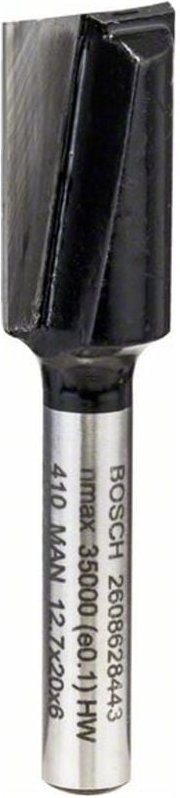 Nutfräser Standard for Wood, 6 mm, D1 12,7 mm, l 19,5 mm, g 51 mm - Bosch