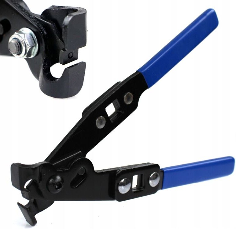 Verstärkte Zangen für Bandklemmen, Gelenke, Manschetten und Abdeckungen