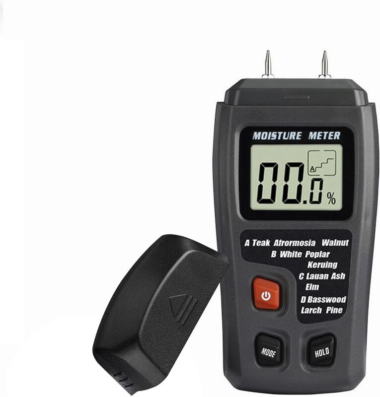 Feuchtigkeitsmessgerät für Brennholz/Holz/Trockenbau/Holz/Ziegel/Putz/Gips/Erde/Papier