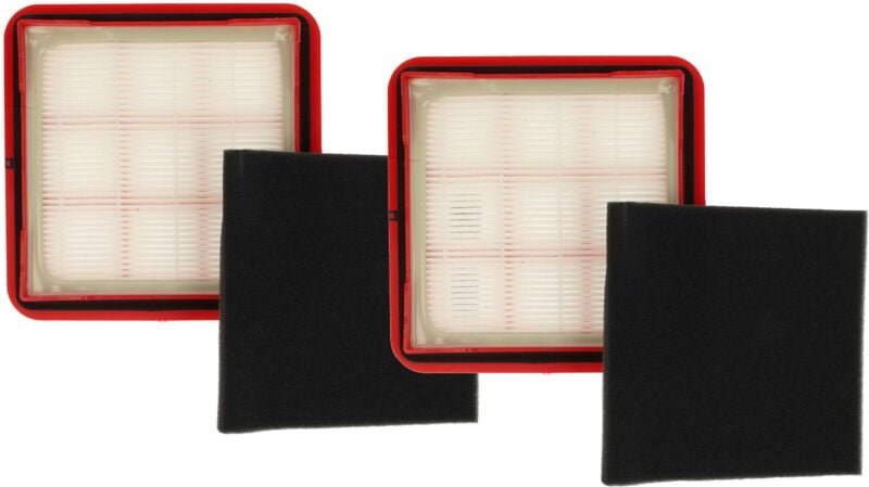 2x Schaumstoff-Filter, 2x Motorschutz-Filter kompatibel mit Beko vco 32804 aw, vco 32801 ar, vco 32801 af, vco 32818 wr ...