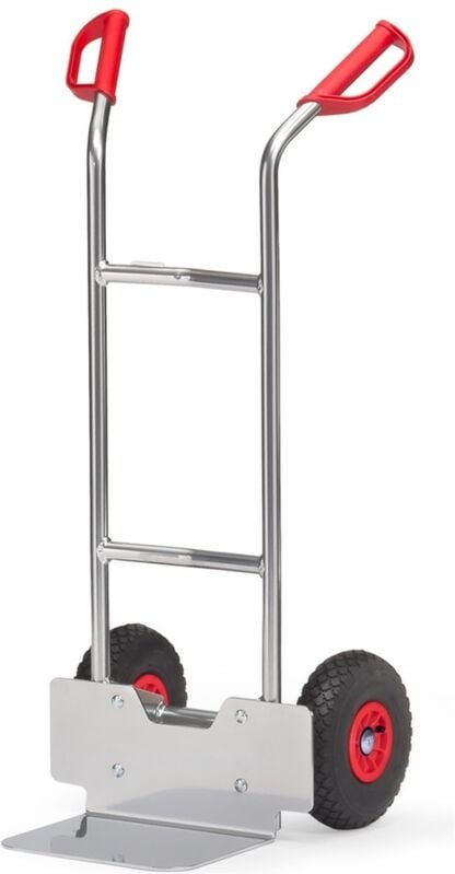 Alu-Stapelkarre, Lufträder 260 x 85 mm, Tragkraft 150 kg - Fetra