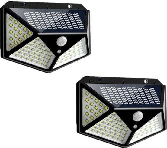 Solarlampen 100LED IP65 Wasserdicht Outdoor - 2er Pack