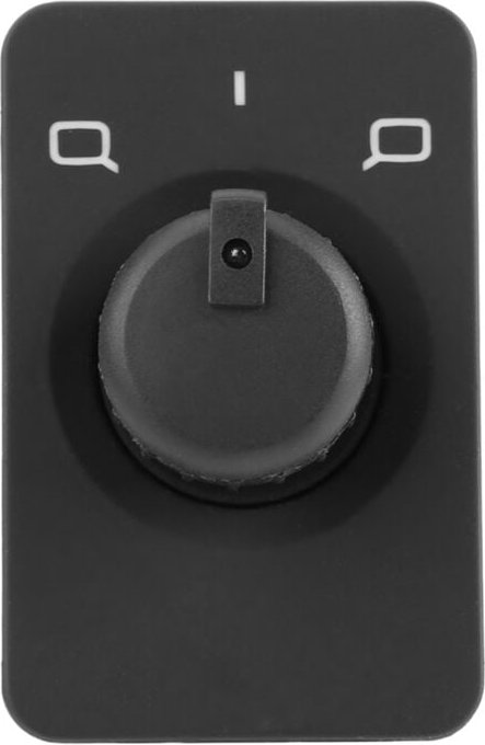 Jeffergarden - Seitenspiegelschalter, hochwertiger schwarzer Steuerknopf aus Kunststoff, langlebig, für Audi A6 (4B2, C5...