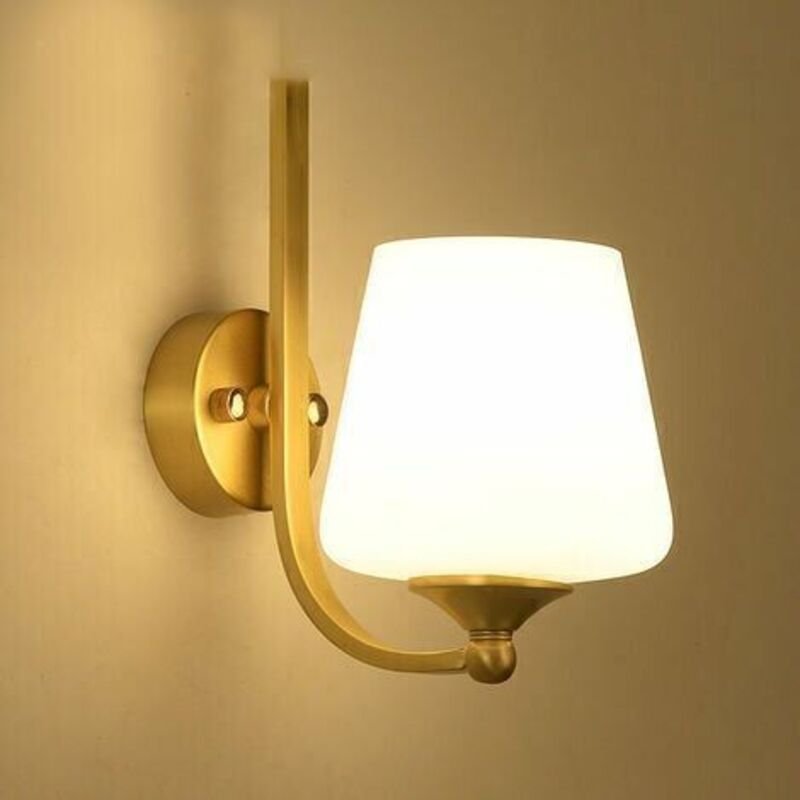 Amerikanischen land alle kupfer wand lampe, wohnzimmer tv hintergrund wand lampe, anti-korrosion, anti-rost, schlafzimme...