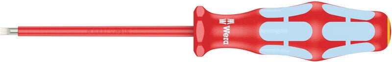Wera - 3160 i vde Schlitz-Schraubendreher Klingenbreite: 3 mm Klingenlänge: 80 mm