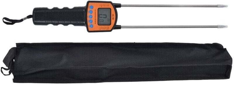 Digitales Mehlfeuchtemessgerät, Getreidefeuchtetester, LCD-Sprachansage mit Hintergrundbeleuchtung, hohe Genauigkeit, ho...