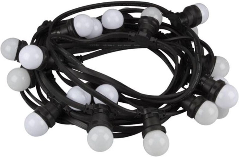 Thumbnail - Party-lichterkette mit 20 WARMWEIßE led-lampen