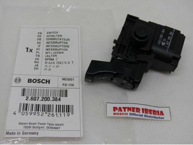 Original-Ersatzteil Bosch 2607200384 Schalter für gbs 75AE und pbs 75AE