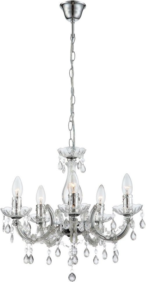 Etc-shop - led Kronleuchter Decken- Hänge- Pendel- Lampe Design Leuchte Luster Lüster Beleuchtung Kristall-Dekor Wohn- E...