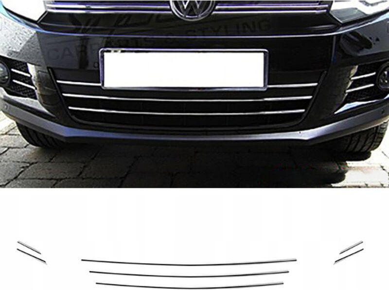VW TIGUAN 5N Chrom Grill Tuningstreifen
