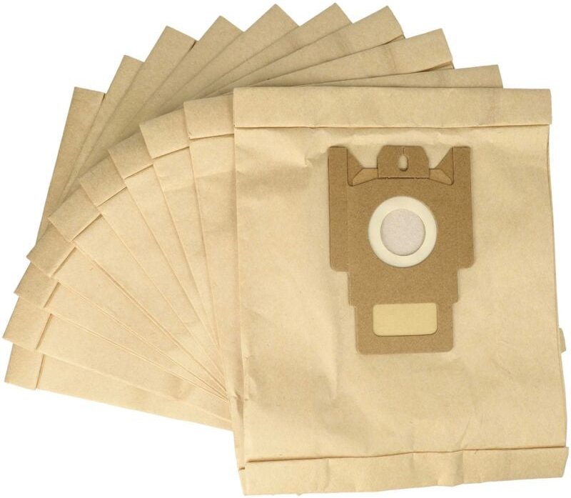 10x Staubsaugerbeutel kompatibel mit Miele Electronic 850, 1400, 1200 Staubsauger - Papier, Typ m, 28cm x 19,5cm Sandfar...