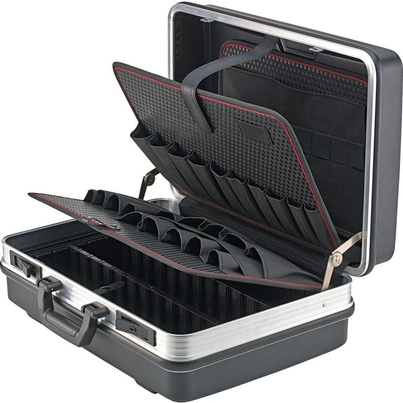 Werkzeugkoffer 460x315x170mm abs, mit Taschen - Format