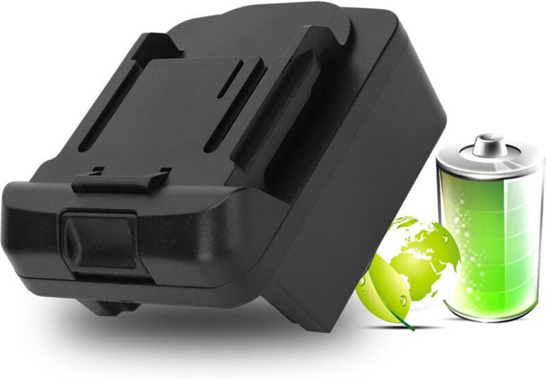 Vtizikl Adaptateur de Batterie, Adaptateur Pour Batterie Li-Ion Milwaukee M18 Convertisseur de Batterie Pour Batterie Li...