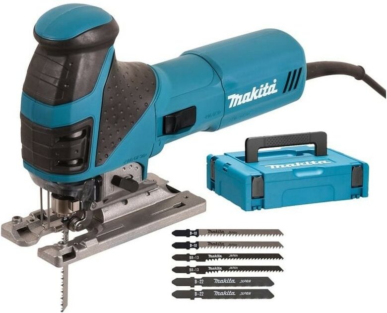 Makita - Stichsäge 4351FCTJ 720W mit 6 Sägeblättern im Makpac-Koffer