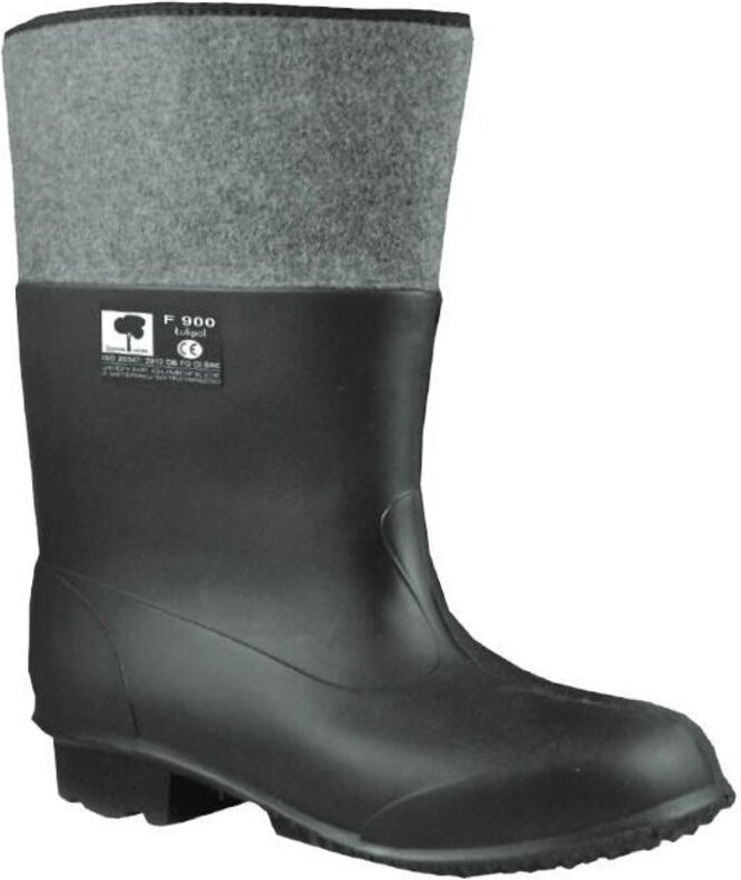 DEDRA PVC Gummistiefel Größe 44 - Arbeitsschuhe, Schutz vor Kälte