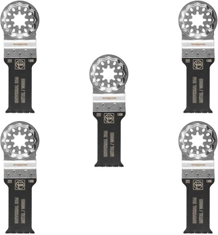 Fein - 5x E-Cut Universal Sägeblatt Starlock 28 mm - 63502222230