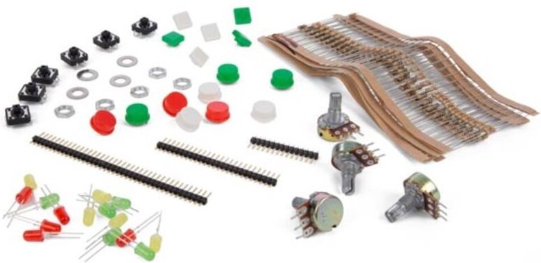 Set mit zubehörteilen