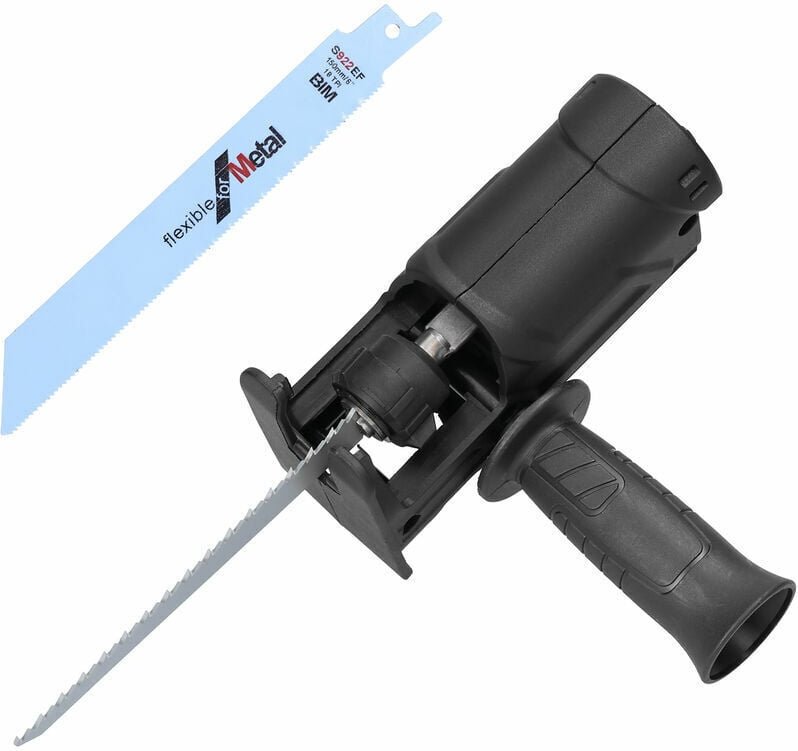 Elektrischer Bohreraufsatz, modifiziert für elektrische Säbelsägen. Schnelles und bequemes Modifikationszubehör. Schneid...