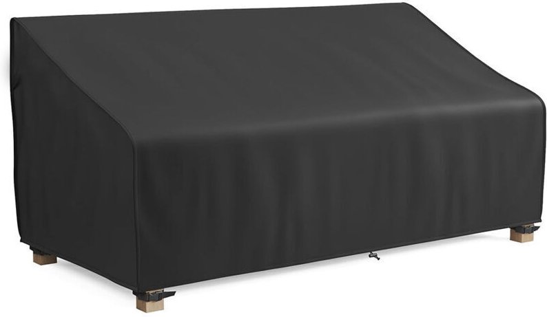 Schutzhülle für Gartenbänke, wasserdicht, winddicht, UV-beständig, 210D Oxford-Gewebe, Sitzbezug für Terrassenbänke (134...