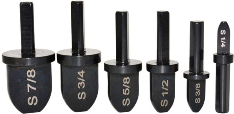 6-teiliges Crimpwerkzeug-Bohrer-Set, manuelles Kupferrohr-Crimpwerkzeug-Bohrer – Lagerstahl-Bohrer-Expander mit 7/8 Zoll...