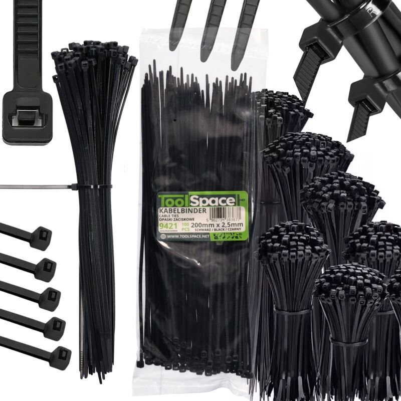 Autogurt SCHWARZ 200x2,5mm