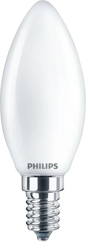 Philips - LED-Kerzenlampe EyeComfort - 4,3W - 470 Lumen - 4000K - E14 - 93007