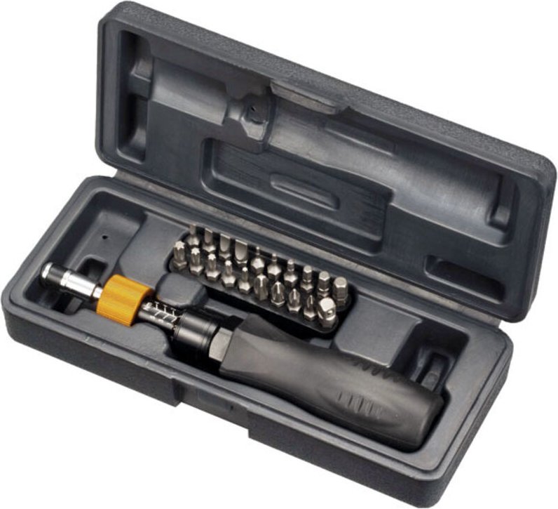 TW-006 20-teiliger DREHMOMENT-SCHRAUBENDREHERSATZ Hex = 1/4'' Nm = 1-6