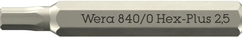 Thumbnail - Bit 840/0 Micro 2,5mm L.30mm Wera