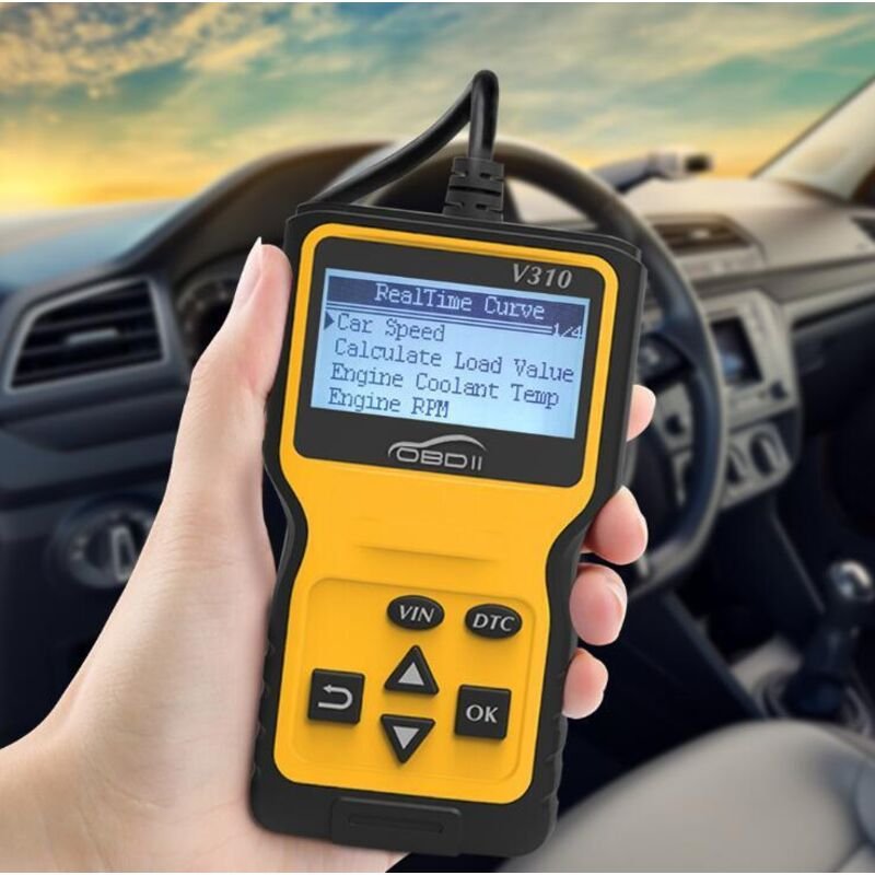 MP69033 OBD2-Scanner, universeller Motorfehlercodeleser, CAN-Diagnosetool für alle Autos mit obd II-Protokollen seit 199...