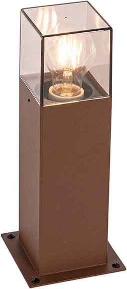 Industrielle Stehleuchte für den Außenbereich, rostbraun, 30 cm, IP44 – Dänemark