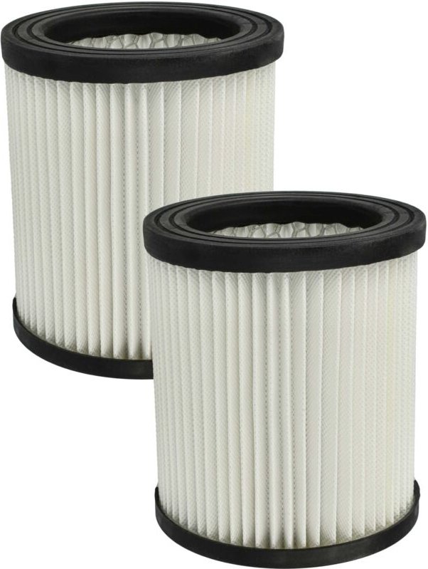 2x Staubsaugerfilter Ersatz für Scheppach 7907702701 für Staubsauger - HEPA-Filter Schwarz Weiß - Vhbw