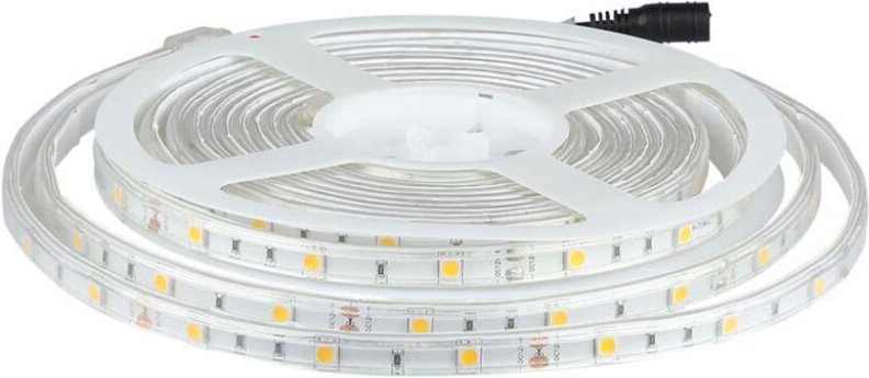Led-streifen 5 meter 12v 4,8w 4000k ip65 vt-5050 - 2460 - 212460 - V-tac