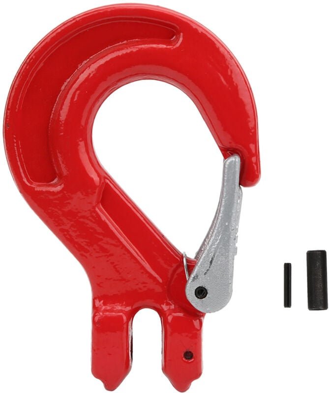 Zoternen - 2 Tonnen Ziegenhorn-Hebehaken mit Kranhebezeug aus legiertem Stahl mit Verriegelung für den Schiffsbau