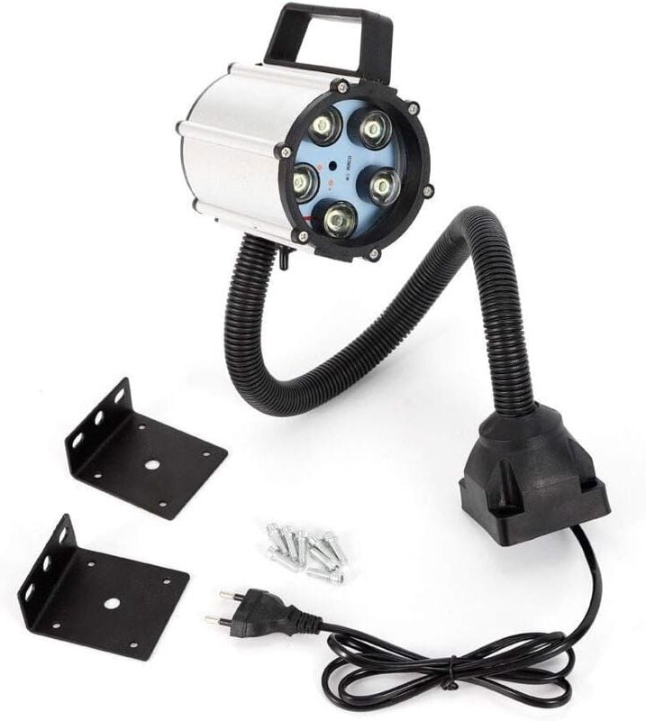 Maschinenlampe Led 5w Schwanenhals Licht Mit Wasserdichter Lampenkopf 360° Gerichteter Schlauch Tragegriff Drehmaschine ...