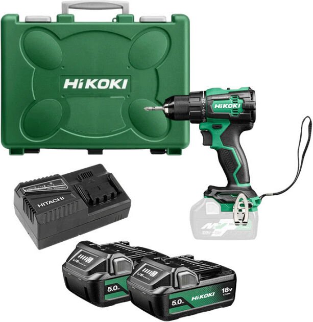 Hikoki(hitachi) - 18V 70 Nm Bohrschrauber (2x5.0 Ah) - hikoki DS18DEWJZ