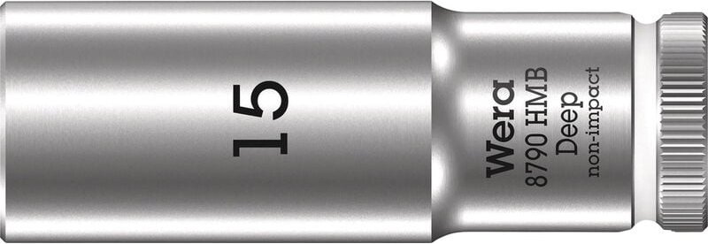 Wera 05004537001 Steckschlüsseleinsatz 15 mm 1 Stück 3/8"