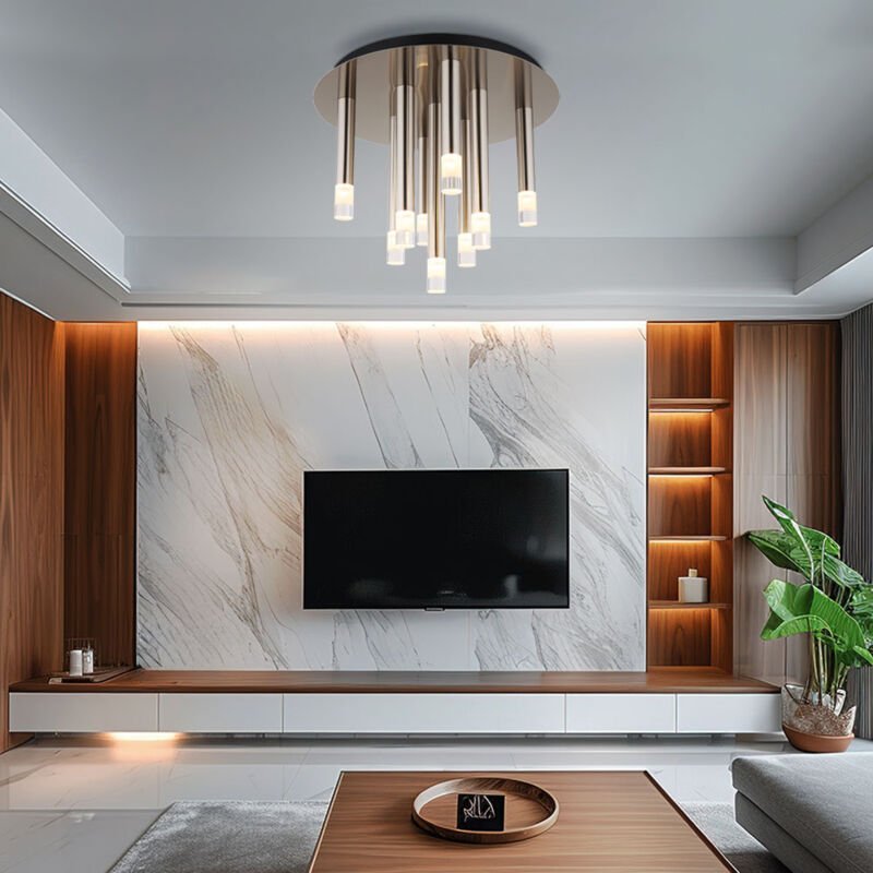 Globo - deckenleuchte - RYAN - stahl - metall - Ø 34cm - G9 -