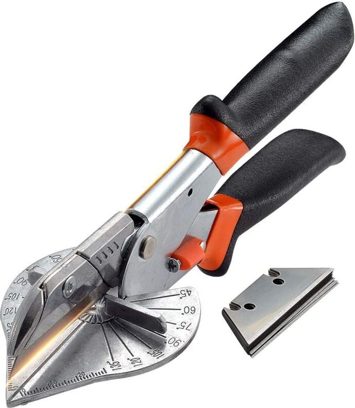 Memkey - 45°-135°-Winkel-Gehrungsschere, multifunktionale Kanalschere, viertelrundes Schneidwerkzeug zum Schneiden von P...