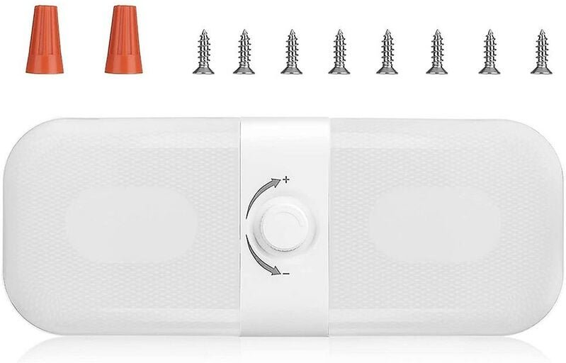 Woosien - Auto Led 3 Farbe Decke Dome Lampe Helligkeit Einstellbare Knopf Dach/Yacht rv Leselampe