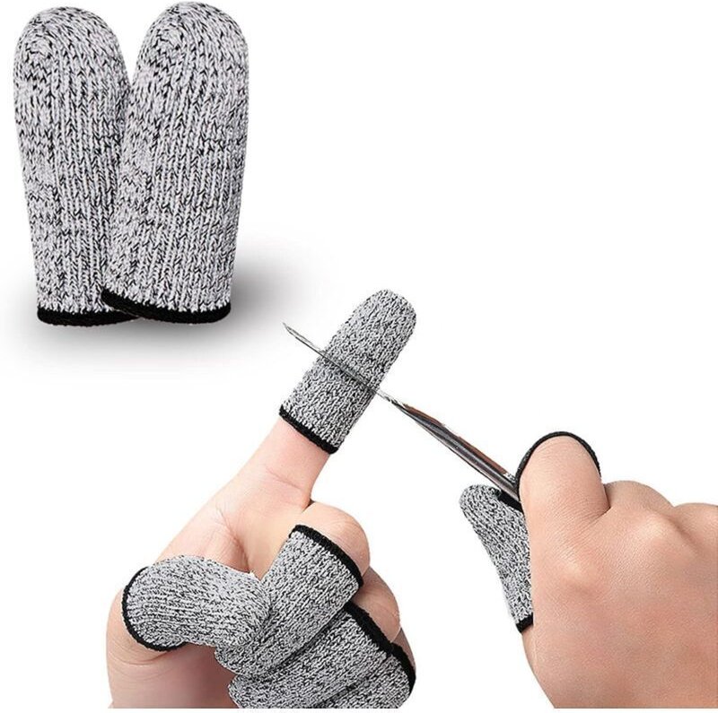 Schnittfeste Fingerschützer – 20er-Packung, schnittfeste Fingerschützer zum Kochen, Arbeiten und Modellieren, rutschfest...