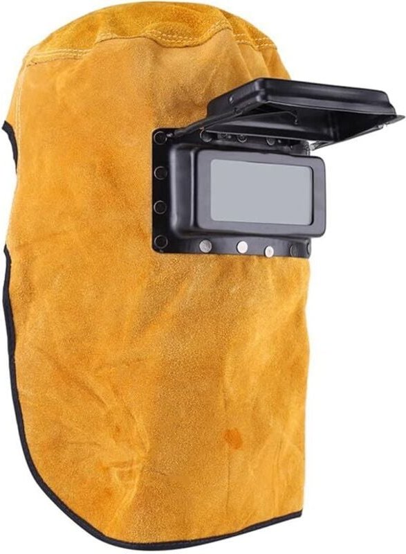 Schweißmaske, Schweißhelm, atmungsaktives Leder, automatisch abdunkelnd, schützender Schweißhelm mit automatisch abdunke...