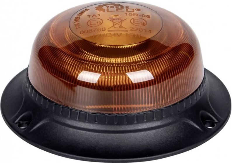 Rundumleuchte ALR0201 12 v/dc, 24 v/dc über Bordnetz Magnet-Befestigung, Magnetfuß Orange - Secorüt