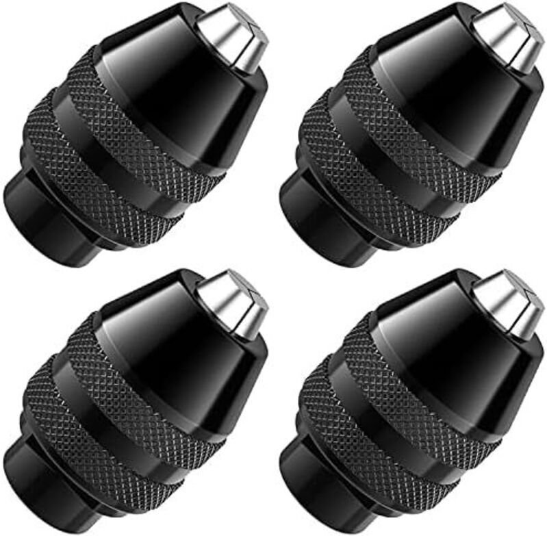 Selbstspannendes Spannfutter für Dremel 4000, 3000, 300, 200, 100, 8200 - 1/32-1/8 Dreibacken-Ersatz (4 Stück)