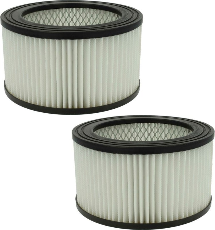 Filterset 2x Staubsaugerfilter kompatibel mit Bituxx MS-11337, MS-14206 Aschesauger - hepa Filter Allergiefilter - Vhbw